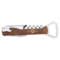 Rustic/ Laserable Leatherette Wine Bottle Opener