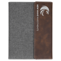7" x 9" Rustic/ Canvas Portfolio with Notepad