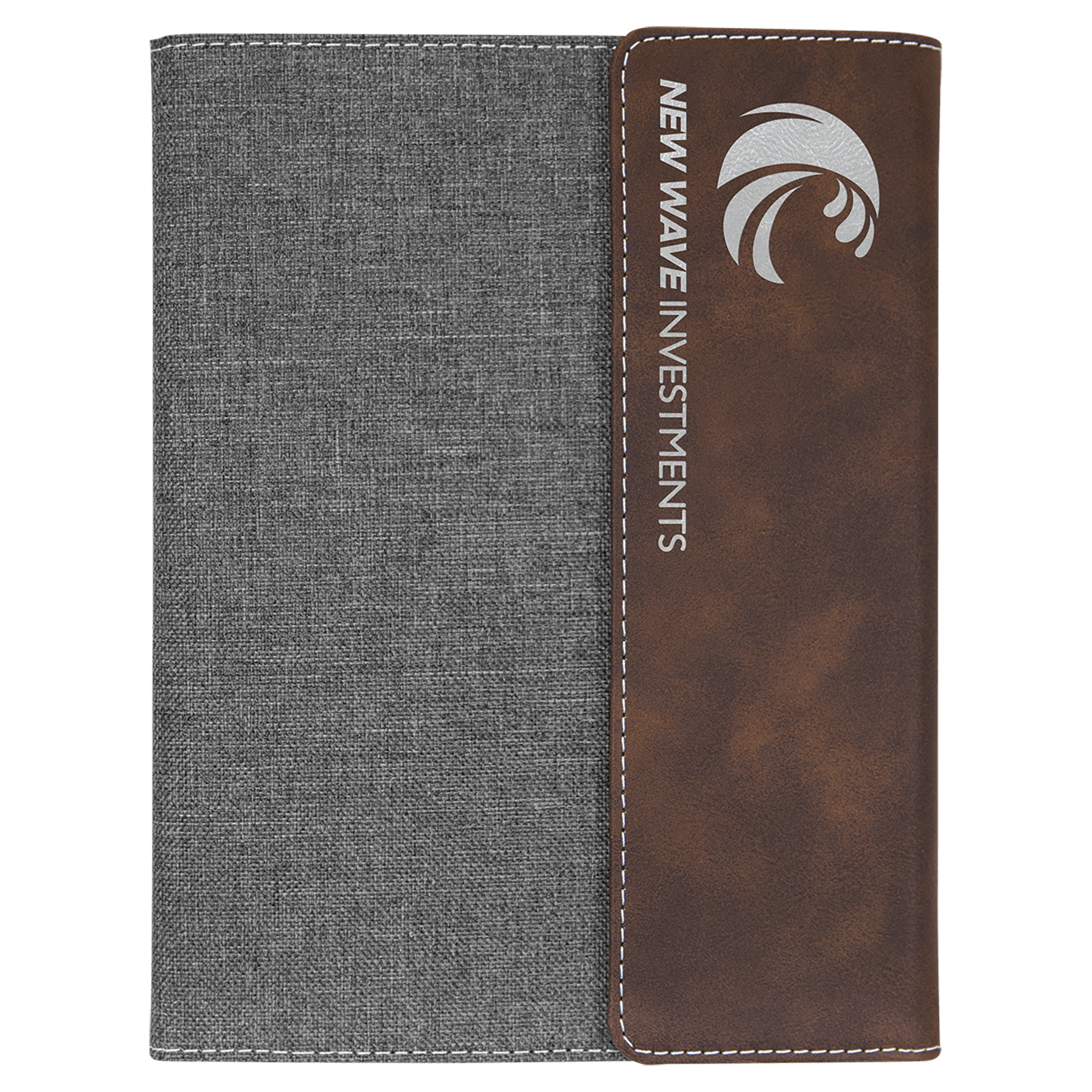 7" x 9" Rustic/ Canvas Portfolio with Notepad