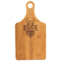 13 1/2" x 7" Bamboo Paddle Shape Cutting Board