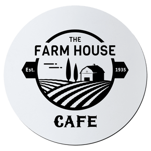 White/Black 3 3/4" Round Silicone Coaster