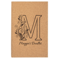 5 1/4" x 8 1/4" Cork Sketch Book with Unlined Notepad