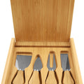 8" x 8" Bamboo Cheese Set with 4 Tools