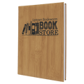 7" x 9 3/4" Bamboo Laserable Leatherette Journal with Lined Notepad