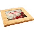9" x 9" Bamboo Trivet with Recessed Area for 6" Tiles