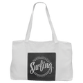 19" x 12" Bag with 5" Black/Silver Laserable Leatherette Gusset