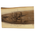 9" x 6" Black Walnut Bar Cutting Board