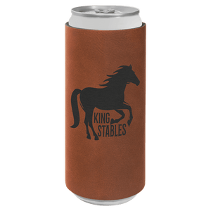 Rawhide Laserable Leatherette Slim Beverage Holder