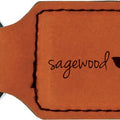 Rawhide 2 3/4" x 1 1/4" Laserable Leatherette Rectangle Keychain