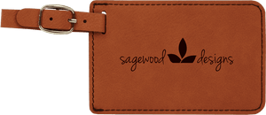 Rawhide 4 1/4" x 2 3/4" Laserable Leatherette Luggage Tag