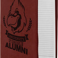9 1/2" x 12" Rose with Zipper Laserable Leatherette Portfolio with Notepad