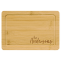 9" x 6" Bamboo Cutting Board with Drip Ring