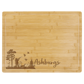 19 3/4" x 15" Bamboo Cutting Board with Drip Ring