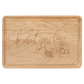 9" x 6" Maple Cutting Board with Drip Ring