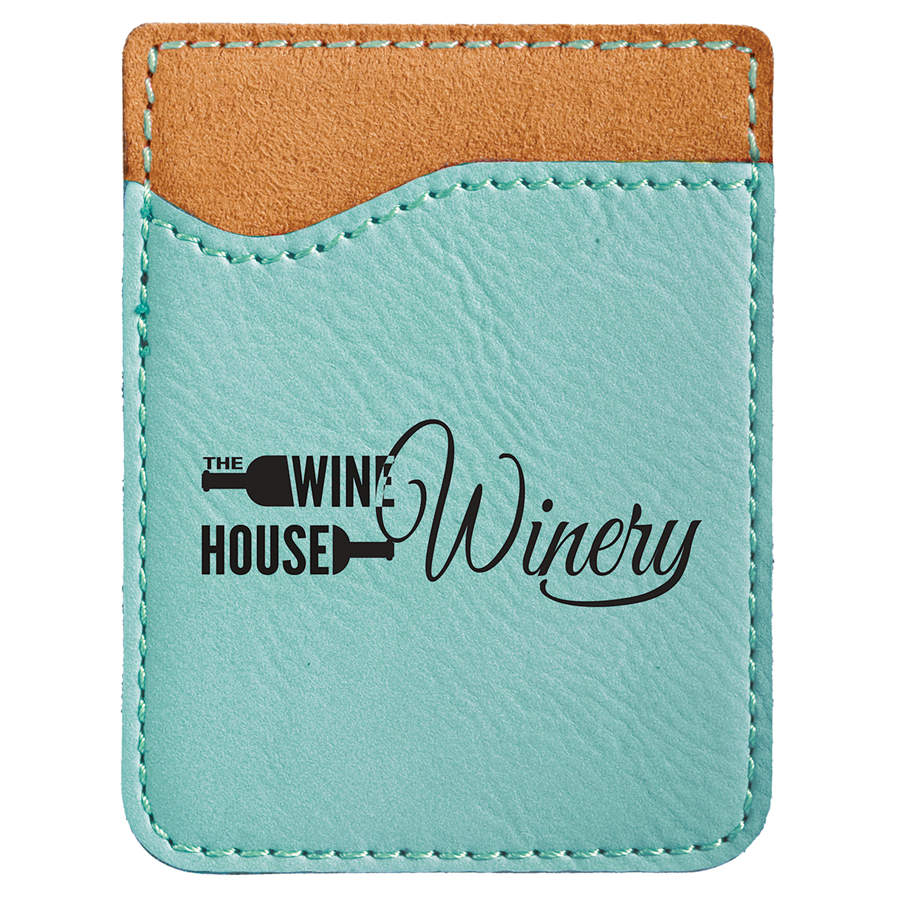 Laserable Leatherette Phone Wallet