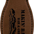 Laserable Leatherette Bottle Opener with Magnet