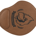 Dark Brown 9" x 10 1/4" Laserable Leatherette Mouse Pad
