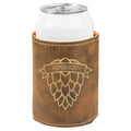 3 3/4" Rustic/ Laserable Leatherette Beverage Holder