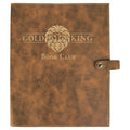 8 3/4" x 11" Rustic/ Leatherette Book/Bible Cover with Snap Closure