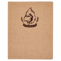 7" x 9" Small Cork Portfolio with Notepad
