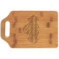9" x 6" Bamboo Cutting Board with Handle