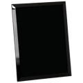 Black 7" x 9" Glass Mirror Plaque