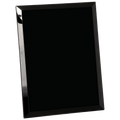 Black 8" x 10" Glass Mirror Plaque