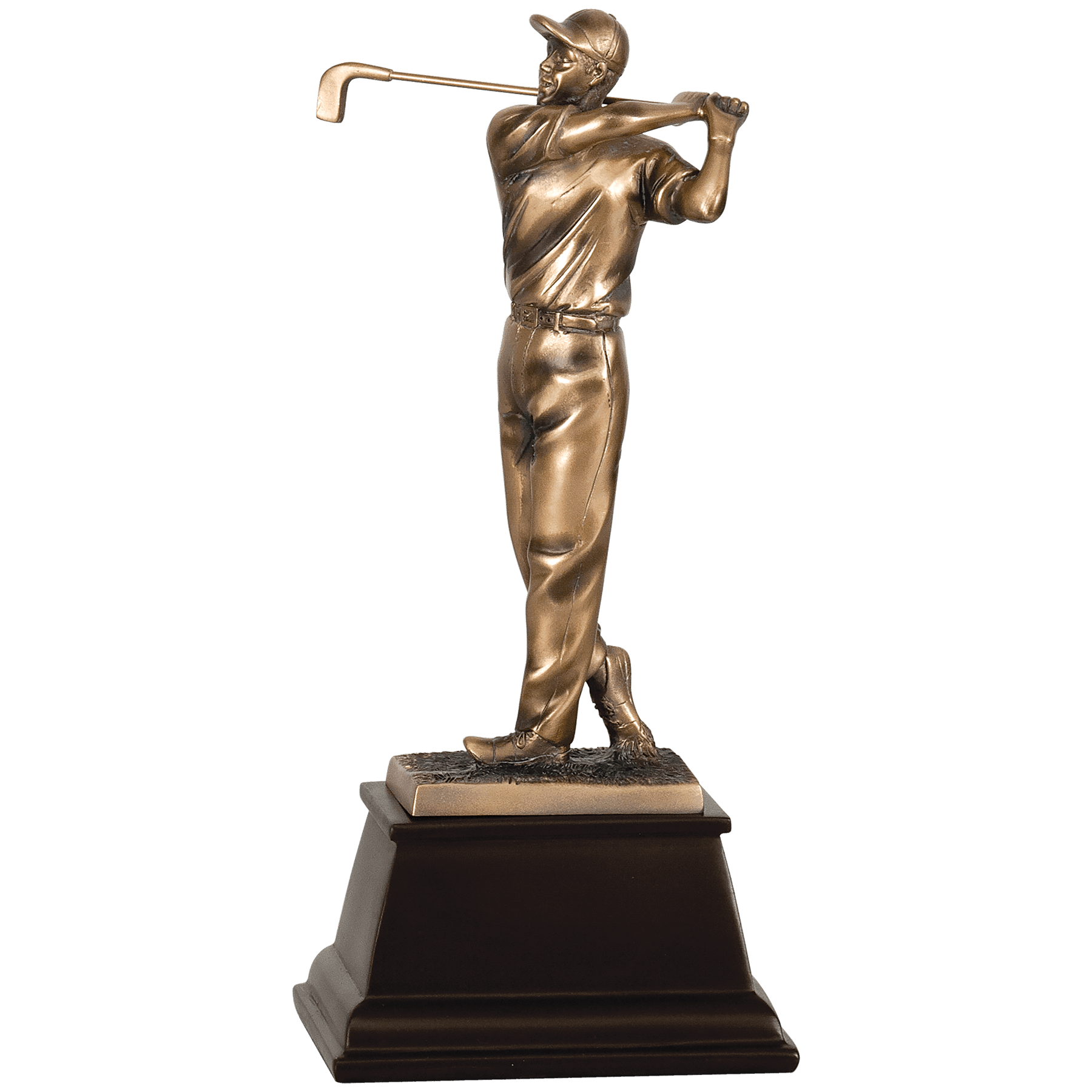 Bronze 2 13" Male Golf Resin Award