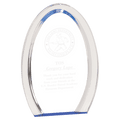 Blue 7" Oval Halo Acrylic
