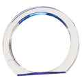 Blue 5 3/8" Round Halo Acrylic
