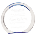 Blue 6 3/8" Round Halo Acrylic
