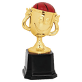 6" Basketball Happy Cup Trophy