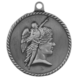 Antique Silver 2" Achievement High Relief Medal
