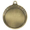 Antique Gold 2 3/8" Galaxy 2" Insert Holder Medal
