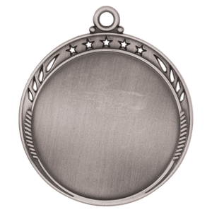 Antique Silver 2 3/8" Galaxy 2" Insert Holder Medal