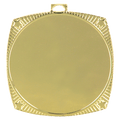 Bright Gold 2 1/8" Square Star 2" Insert Holder Medal