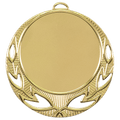 Bright Gold 2 3/4" Open Wreath 2" Insert Holder Medal