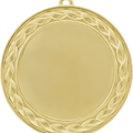 Bright Gold 2 3/4" Weave 2" Insert Holder Medal