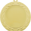Bright Gold 2 3/4" Wreath 2" Insert Holder Medal