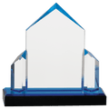 Blue 7" x 7" Jewel Post Impress Acrylic