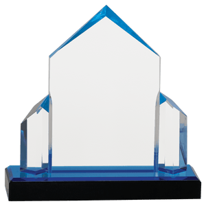 Blue 7" x 7" Jewel Post Impress Acrylic