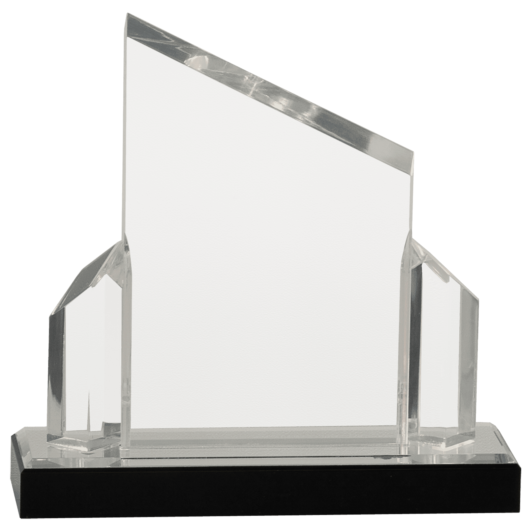 Silver 7" x 7" Beveled Post Impress Acrylic