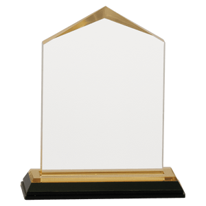 Gold 3 1/2" x 5 1/2" Jewel Impress Acrylic