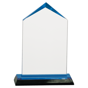 Blue 3 1/2" x 6 1/2" Jewel Impress Acrylic