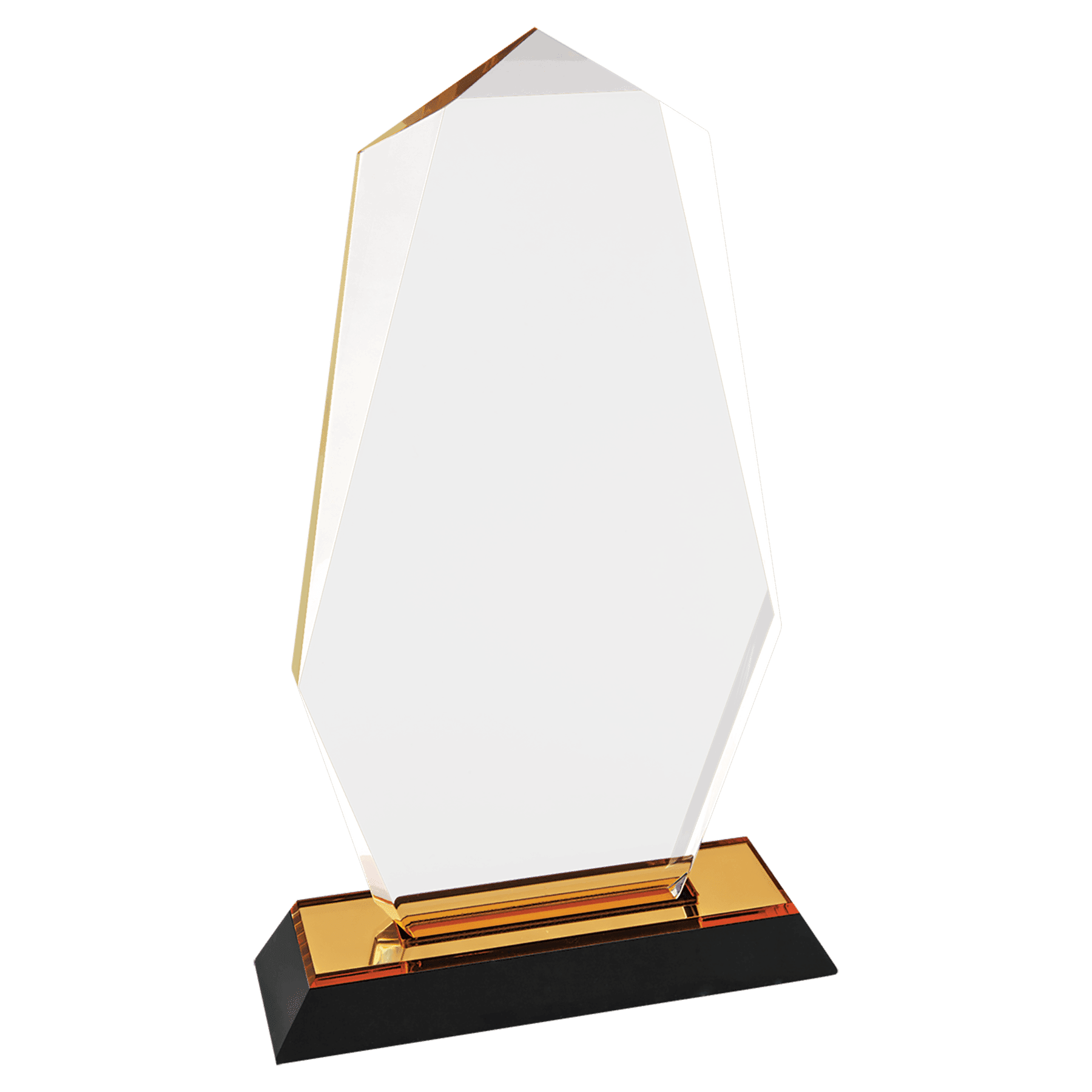 Gold 9" Octagon Point Impress Acrylic
