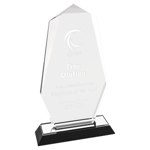 Silver 9" Octagon Point Impress Acrylic