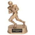 7 3/4" Antique Gold Football Resin