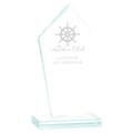 8 1/2" Diamond Jade Glass Award