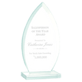 7 3/4" Oval Jade Glass Award