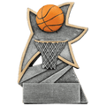 5 1/2" Basketball Jazz Star Resin